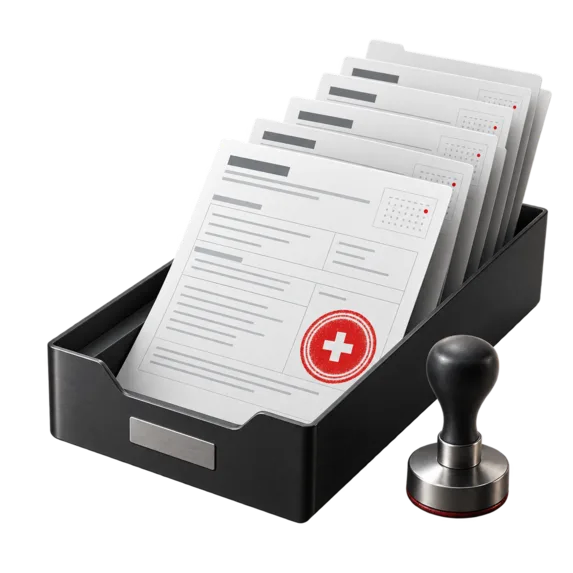 Täglich neu eingetragene Schweizer Firmen als Handelsregister-Dokumente